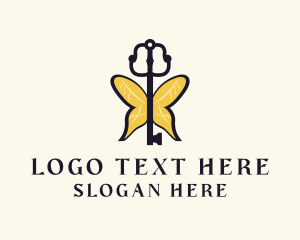 Elegant Wing Key Logo