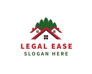 House Building Tree Logo