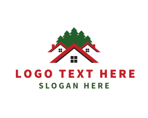 House Building Tree Logo