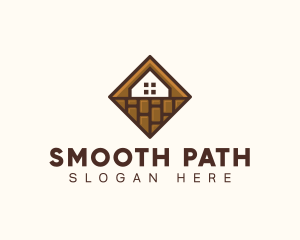 Paving - Flooring Paving Renovation logo design