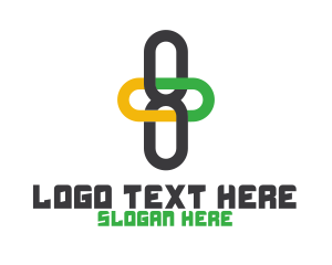 Tech - Chain Tech Number 8 logo design