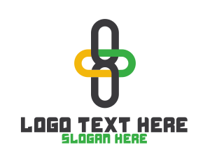 High Tech - Chain Tech Number 8 logo design