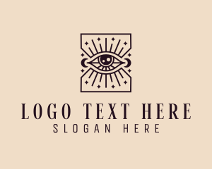 Fortune Telling - Spiritual Mystic Eye logo design