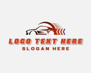 Racecar - Fast Super Car logo design