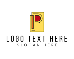 Digital Marketing - Modern Letter P logo design