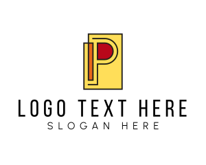 Modern Letter P  Logo