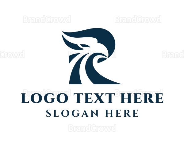Generic Blue Bird Letter Logo