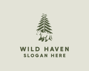 Wild Bear Forest logo design