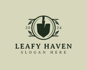 Leaves - Shovel Leaves Landscaping logo design