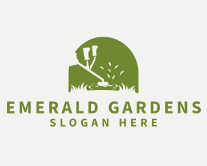 Lawn Care Gardening logo design