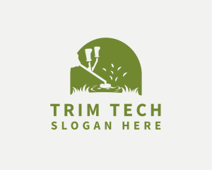 Trimmer - Lawn Care Gardening logo design