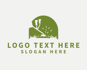 Landscape - Lawn Care Gardening logo design