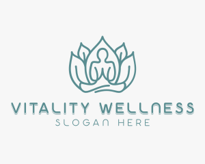 Health Relaxation Wellness logo design