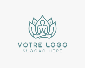 Mindfulness - Health Relaxation Wellness logo design