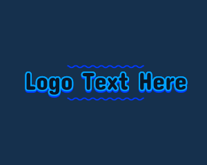 Water - Blue Aqua Water logo design