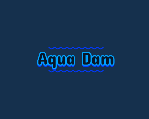 Blue Aqua Water logo design