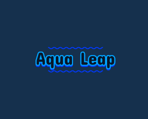 Blue Aqua Water logo design