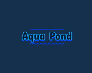 Blue Aqua Water logo design