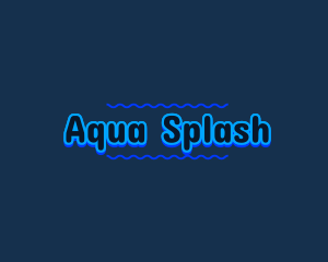 Blue Aqua Water logo design