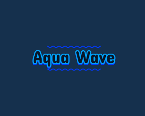Aqua - Blue Aqua Water logo design