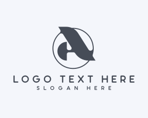 Lettermark - Creative Marketing Agency Letter A logo design