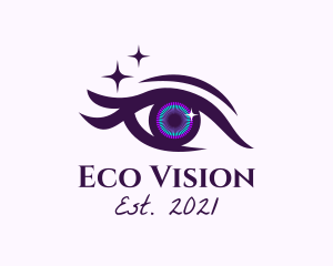 Sparkling Beautiful Eyes  logo design