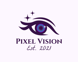 Sparkling Beautiful Eyes  logo design