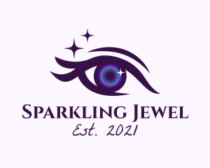 Sparkling Beautiful Eyes  logo design