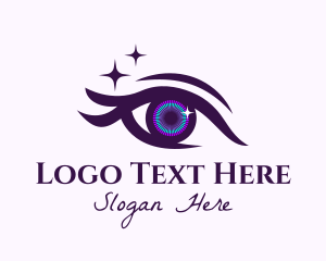 Sparkling Beautiful Eyes  Logo