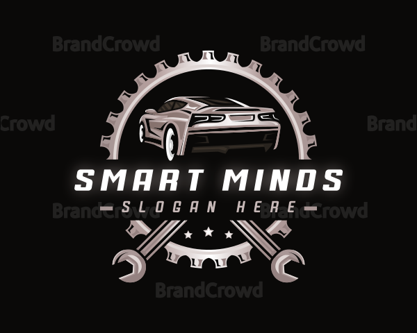 Car Gear Garage Logo