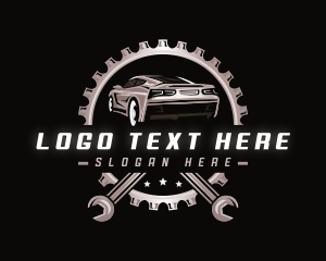 Auto Detailing - Car Gear Garage logo design