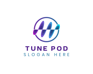 Music Podcast Sound Tune logo design