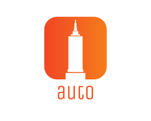 Orange Tower - Empire State App logo design