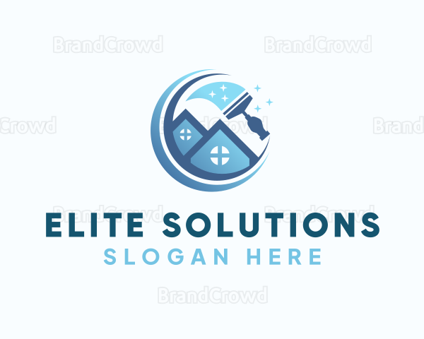 Squeegee House Cleaning Logo