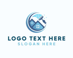 Squeegee House Cleaning Logo