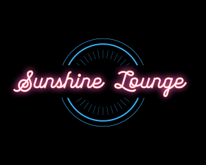 Bright Neon Sign  logo design