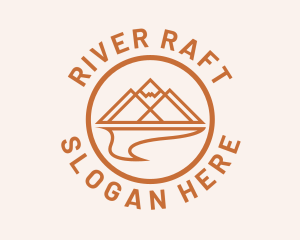 River Mountain Peak logo design