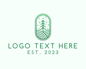Tree - Green Christmas Tree logo design