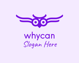 Purple Owl Aviary  Logo