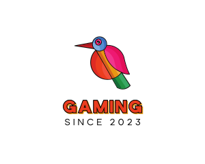 Colorful - Geometric Creative Bird logo design