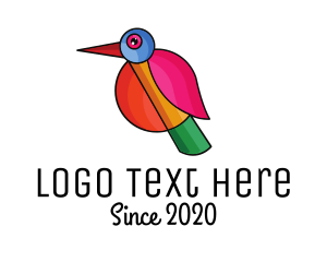 Brazil - Geometric Minimalist Bird logo design