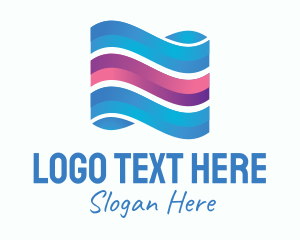 Banner - Modern Banner Waves logo design