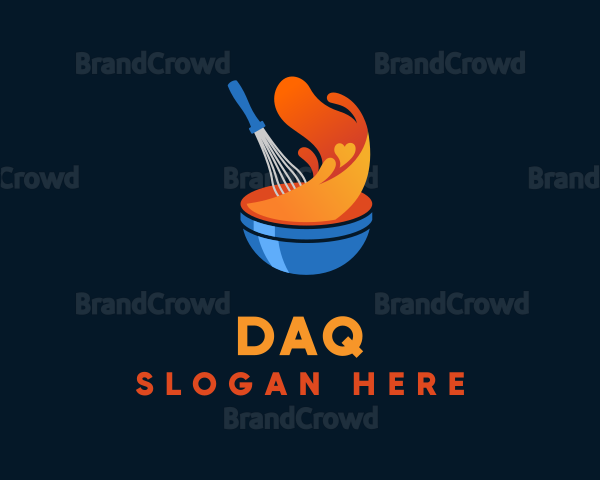 Pastry Dough Bowl Logo