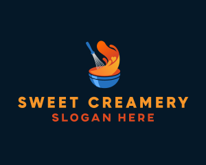  Pastry Dough Bowl logo design