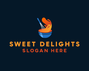  Pastry Dough Bowl logo design