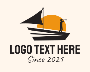 Boat - Sea Transport Boat logo design