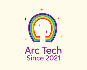 Arc - Cute Lucky Rainbow logo design