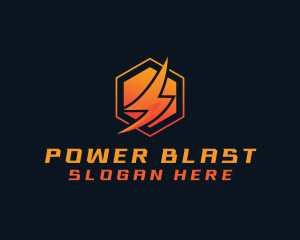 Electric Power Bolt logo design