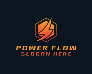 Electric Power Bolt logo design