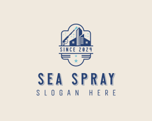 Sanitation Pressure Washing logo design